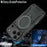 Magnetic Case For iPhone 18 Pro / 17 Pro Shockproof TPU + PC Phone Back Cover with Kickstand - Black - 7