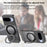 For Google Pixel 11 / Google Pixel 11 Pro Magnetic Case Rotation Kickstand PU Leather + TPU Phone Cover - Black - 6