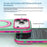 For iPhone 18 Pro Max / 17 Pro Max Case with Rotating Magnetic Kickstand Matte PC+TPU+TPE Shockproof Phone Cover - Green - 7