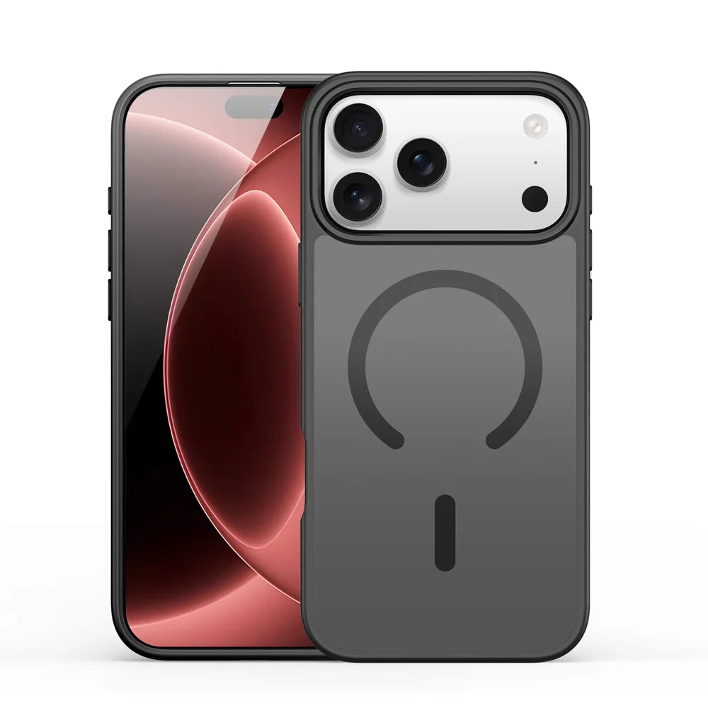 DUX DUCIS for iPhone 17 Pro / iPhone 18 Pro Yind Series Case TPU + PC Matte Phone Cover Compatible with MagSafe - Black - 1