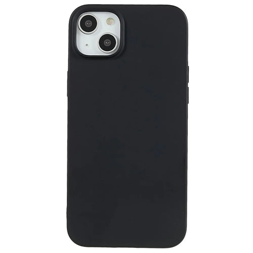 For iPhone 14 Plus Case Slim TPU Scratch Resistant Matte Phone Cover - Black - 1