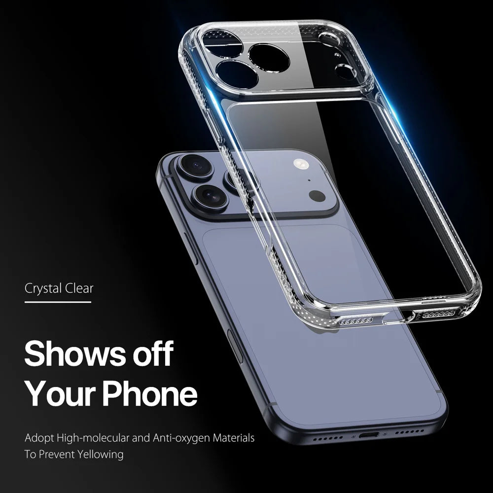 DUX DUCIS for iPhone 18 Pro / 17 Pro Clear Phone Case  Clin Series TPU + PC Anti-drop Back Cover - Clear - 2