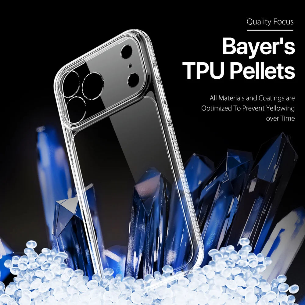 DUX DUCIS for iPhone 18 Pro / 17 Pro Clear Phone Case  Clin Series TPU + PC Anti-drop Back Cover - Clear - 6