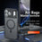 For iPhone 18 Pro / 17 Pro Magnetic Case TPU + PC Matte Skin Touch Phone Cover - Black - 3