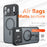 For iPhone 18 Pro / 17 Pro Magnetic Case TPU + PC Matte Skin Touch Phone Cover - Black - 4