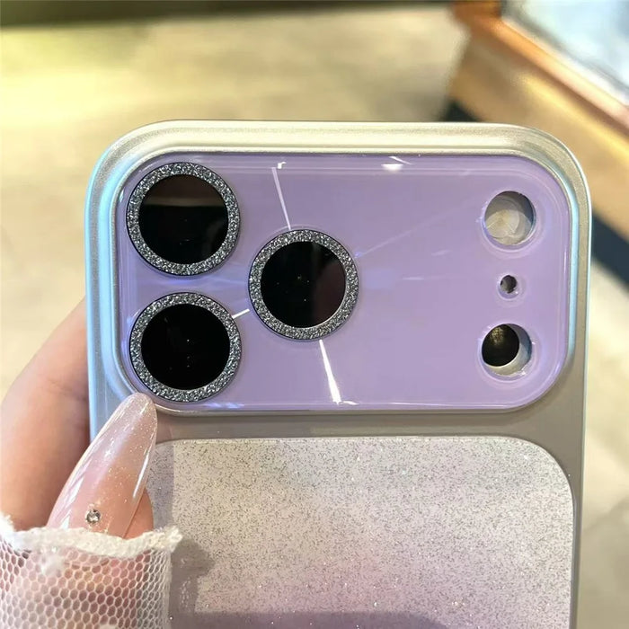 For iPhone 17 Pro Max Case Aurora Gradient PC + TPU Shockproof Phone Cover - Purple - 7