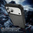 For iPhone 18 Pro / 17 Pro Magnetic Phone Case Carbon Fiber Texture PC TPU Back Cover - Black - 4