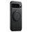 SUTENI G3 For Google Pixel 11 Pro Magnetic Case Waxy Texture Rotating Kickstand Leather Phone Back Cover - Black - 2
