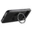 SUTENI G3 For Google Pixel 11 Pro XL Magnetic Case Waxy Texture Rotating Kickstand Leather Phone Back Cover - Black - 3