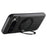 SUTENI G3 For Google Pixel 11 Pro XL Magnetic Case Waxy Texture Rotating Kickstand Leather Phone Back Cover - Black - 4