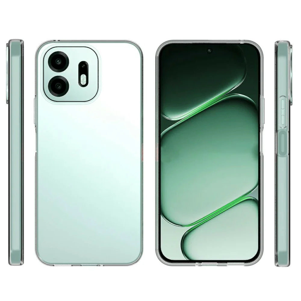 For OnePlus N6 4G Case Watermark Resistant TPU Phone Back Cover - Transparent - 5