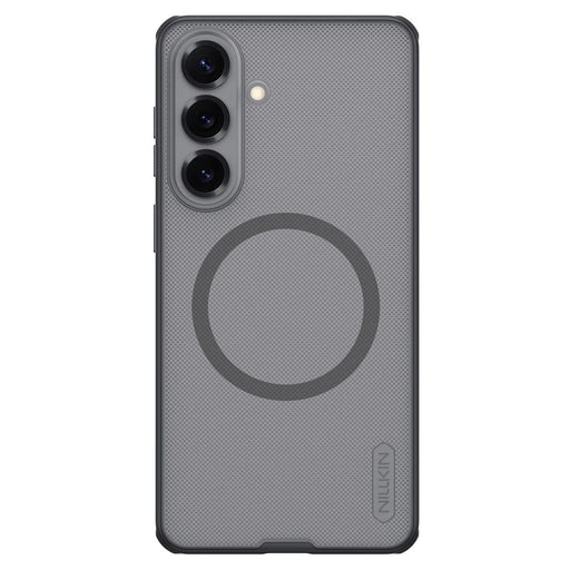 NILLKIN Super Frosted Shield Pro for Samsung Galaxy S26 FE Magnetic Case PC + TPU Phone Cover - Transparent Black - 1