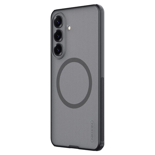 NILLKIN Super Frosted Shield Pro for Samsung Galaxy S26 FE Magnetic Case PC + TPU Phone Cover - Transparent Black - 2