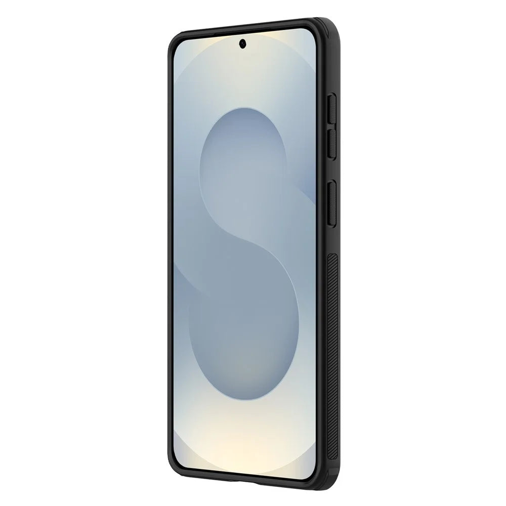 NILLKIN Super Frosted Shield Pro for Samsung Galaxy S26 FE Magnetic Case PC + TPU Phone Cover - Transparent Black - 4