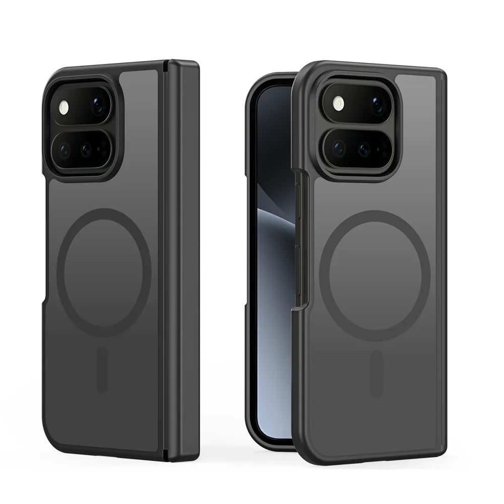 DUX DUCIS for Google Pixel 11 Pro Fold Magnetic Case  Yind Series PC+TPU Phone Cover - Black - 2