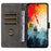 Wallet Case for TCL K70 Nxtpaper 5G RFID Blocking PU Leather Phone Cover Stand with Strap - Black - 2