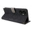 Wallet Case for TCL K70 Nxtpaper 5G RFID Blocking PU Leather Phone Cover Stand with Strap - Black - 4