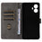 Wallet Case for TCL K70 Nxtpaper 5G RFID Blocking PU Leather Phone Cover Stand with Strap - Black - 5
