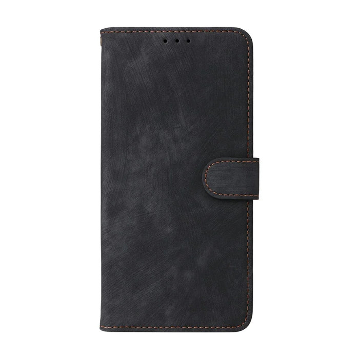 Wallet Case for TCL K70 Nxtpaper 5G RFID Blocking PU Leather Phone Cover Stand with Strap - Black - 6