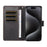 BETOPNICE 006 for iPhone 15 Pro Case RFID Blocking Wallet Stand Leather Phone Cover with Wrist Strap - Black - 2