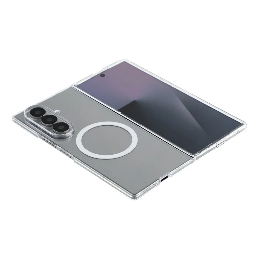 X-LEVEL For Samsung Galaxy Z Fold8 Ultra Magnetic Case Slim Hard PC Phone Back Cover - Transparent - 4