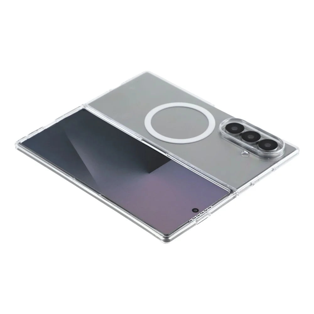 X-LEVEL For Samsung Galaxy Z Fold8 Ultra Magnetic Case Slim Hard PC Phone Back Cover - Transparent - 5