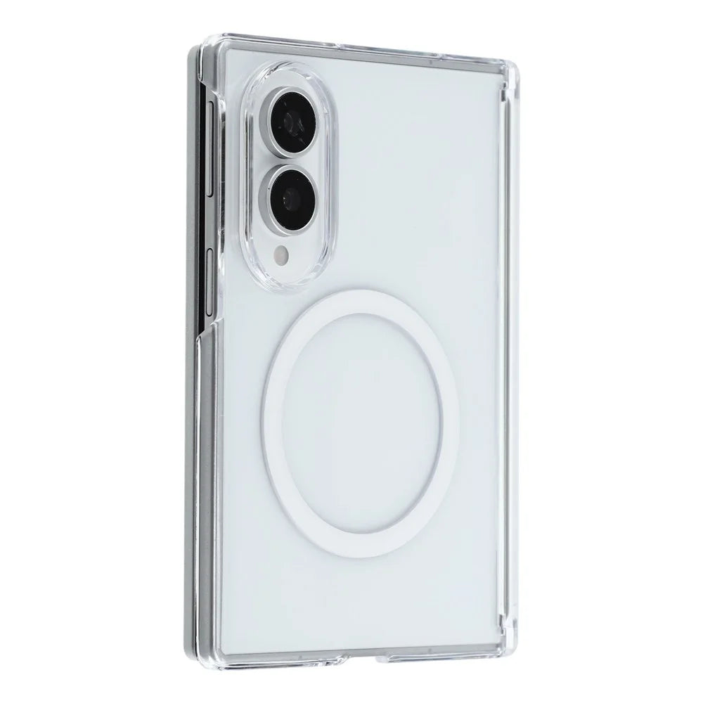 X-LEVEL for Samsung Galaxy Z Fold8 Magnetic Case Hinge Protection Crystal Clear PC Phone Cover - Transparent - 3