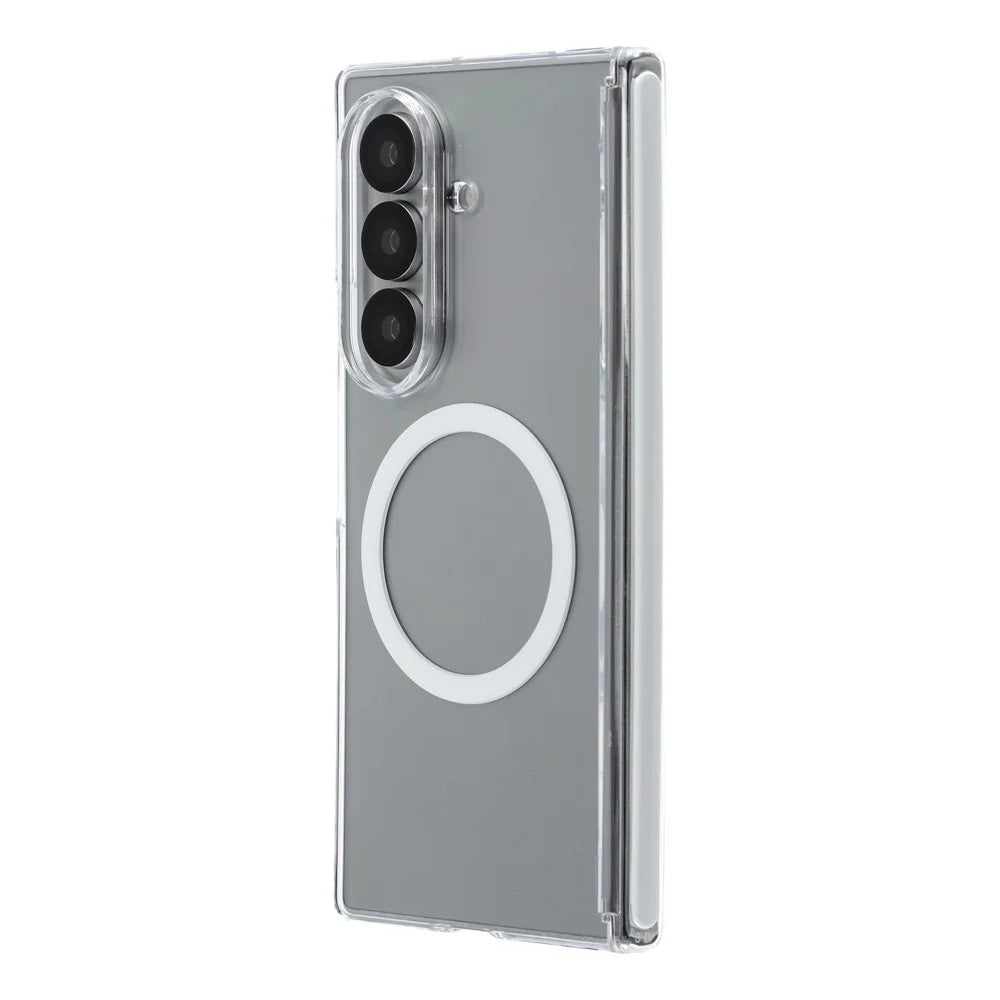 X-LEVEL for Samsung Galaxy Z Fold8 Ultra Magnetic Case Hinge Protection Crystal Clear PC Phone Cover - Transparent - 3