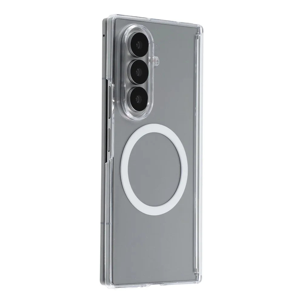 X-LEVEL for Samsung Galaxy Z Fold8 Ultra Magnetic Case Hinge Protection Crystal Clear PC Phone Cover - Transparent - 4