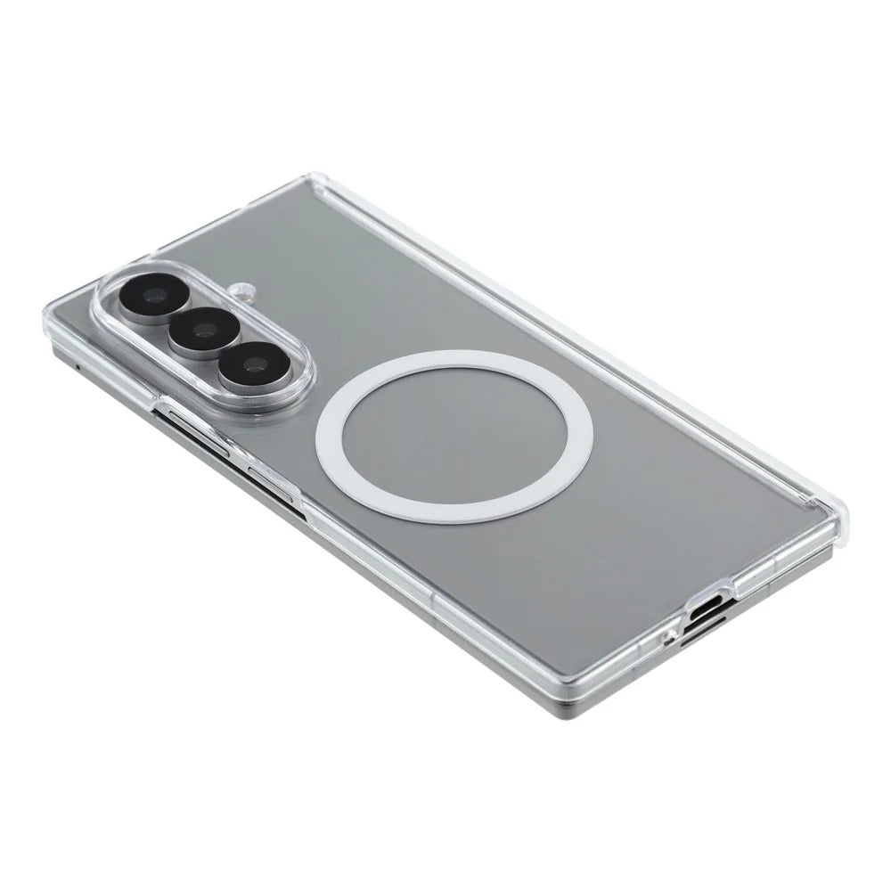 X-LEVEL for Samsung Galaxy Z Fold8 Ultra Magnetic Case Hinge Protection Crystal Clear PC Phone Cover - Transparent - 5
