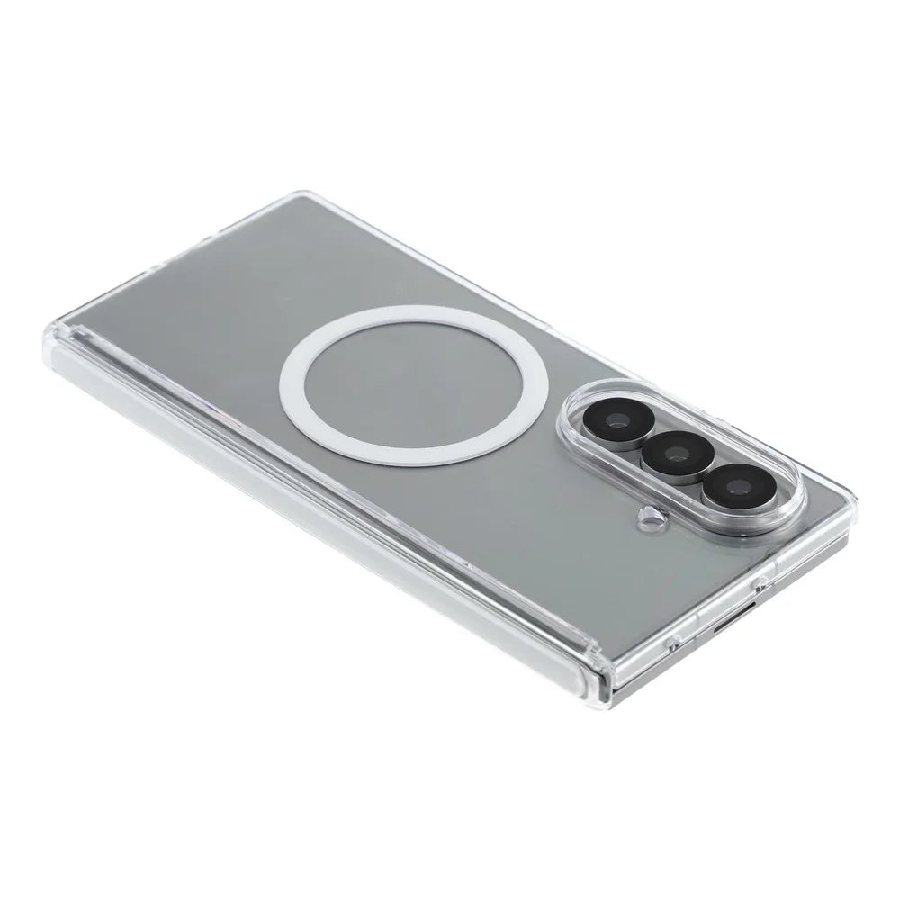 X-LEVEL for Samsung Galaxy Z Fold8 Ultra Magnetic Case Hinge Protection Crystal Clear PC Phone Cover - Transparent - 6