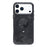 JAUCASE for iPhone 18 Pro Max / 17 Pro Max Case Magnetic Rotating Kickstand Camouflage Pattern PC + TPU Phone Cover - Black - 1