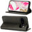 For Google Pixel 11 Pro XL Case PU Leather Calf Textured Magnetic Closing Smart Phone Cover - Black - 3