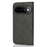 For Google Pixel 11 Pro XL Case PU Leather Calf Textured Magnetic Closing Smart Phone Cover - Black - 6