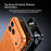 For iPhone 17 Pro Max Magnetic Case Heat Dissipation Snap-On Metal + PC Phone Cover - Titanium Orange - 6