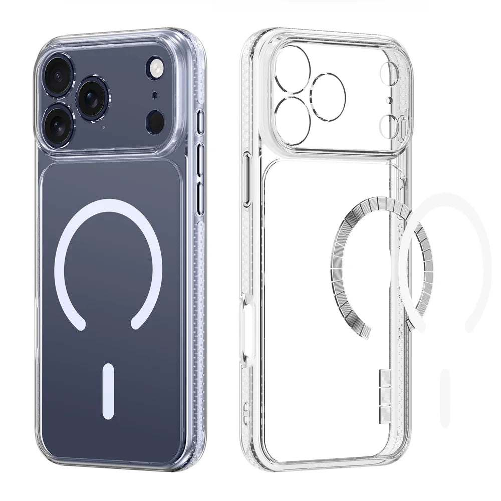 DUX DUCIS for iPhone 17 Pro / iPhone 18 Pro Clin Series Case PC + TPU Clear Magnetic Phone Cover Compatible with MagSafe - Clear - 2