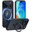 CASEKOO for iPhone 18 Pro / 17 Pro Case Magnetic Kickstand Translucent Matte PC + TPU Phone Cover Compatible with MagSafe - Black - 1