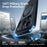 CASEKOO for iPhone 18 Pro / 17 Pro Case Magnetic Kickstand Translucent Matte PC + TPU Phone Cover Compatible with MagSafe - Black - 5