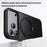 For iPhone 18 Pro / 17 Pro Case Magnetic Rotating Kickstand TPU + Acrylic Shockproof Phone Cover Compatible with MagSafe - Black - 4