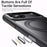 For iPhone 18 Pro / 17 Pro Case Rotating Magnetic Kickstand Dot-Matrix Texture TPU + Acrylic Phone Cover - Black - 4