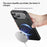 For iPhone 18 Pro / 17 Pro Magnetic Case Carbon Fiber Texture PC + TPU Phone Cover - Black - 4