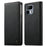 DIERFENG DF-019 for Realme 16T 5G Leather Wallet Case Magnetic Flip Cover with Card Slots RFID Blocking - Black - 1