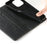 DIERFENG DF-019 for Realme 16T 5G Leather Wallet Case Magnetic Flip Cover with Card Slots RFID Blocking - Black - 5
