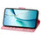 For Samsung Galaxy S26 FE Case with Strap Butterfly Pattern PU Leather Wallet Phone Cover - Pink - 3