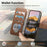 For Samsung Galaxy S26 FE Case Zipper Pocket TPU PU Leather Wallet Phone Cover with Strap - Brown - 5