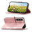 For Realme C83 5G Case with Strap Butterfly Pattern PU Leather Wallet Phone Cover - Rose Gold - 3