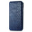 For Realme C83 5G Case Rhombus Imprint PU Leather Wallet Phone Cover - Blue - 5