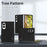 For Samsung Galaxy Z Fold8 Case Wood Texture PU Leather Coated PC TPU Phone Cover - Black - 2