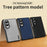 For Samsung Galaxy Z Fold8 Case Wood Texture PU Leather Coated PC TPU Phone Cover - Black - 3