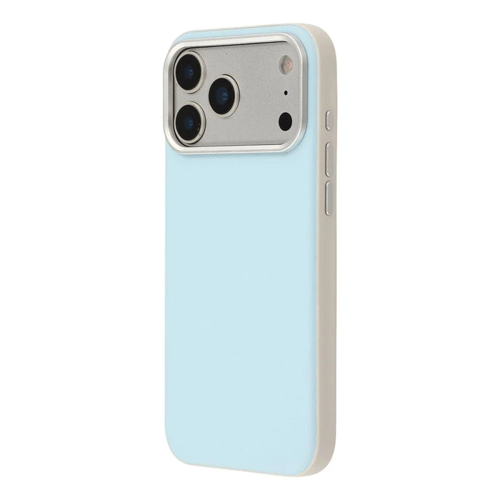 For iPhone 18 Pro / 17 Pro Case Leather + PC + TPU Protective Cover with Camera Control Button - Blue - 3